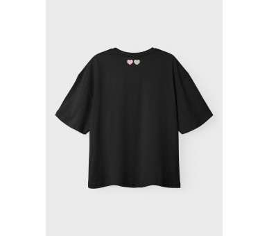 NAME IT : Los t-shirt met hartjes