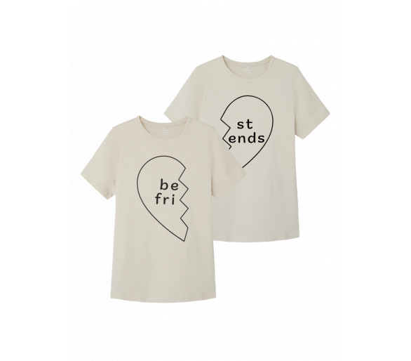 NAME IT : 2 T-shirts à partager avec votre meilleure amie