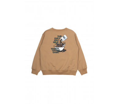 THE NEW : Eenvoudig en stijlvol beige sweatshirt