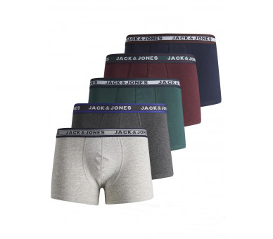 JACK & JONES : 5-PACK JUNIOR BOXERSHORTS