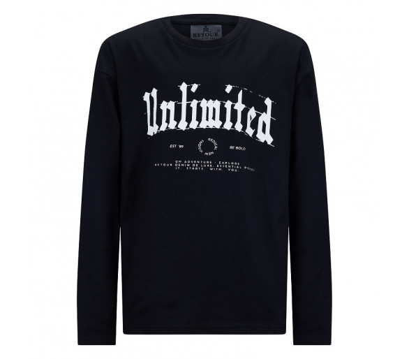 RETOUR : Trendy t-shirt "Unlimited"