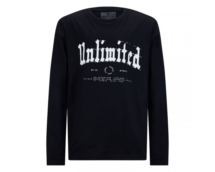 RETOUR : Trendy t-shirt "Unlimited"