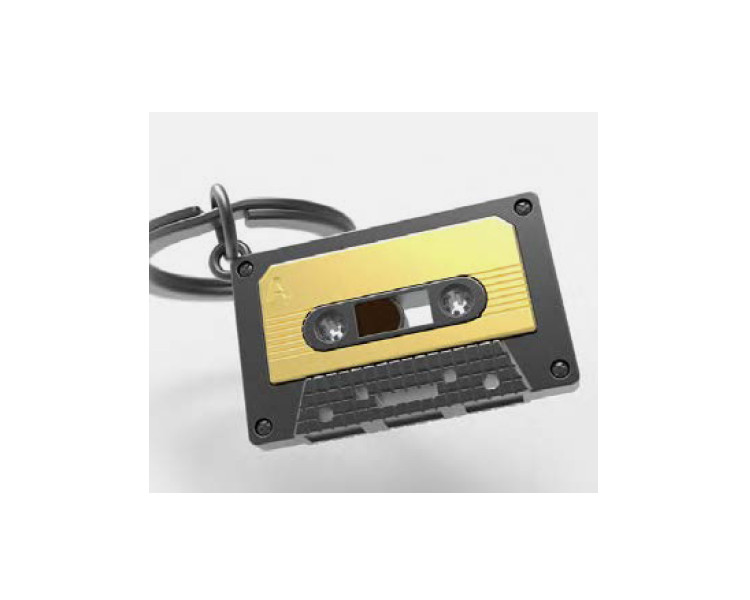 Audio Tape Key Ring