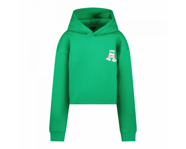 CARS : Trendy hoody met print voor en achteraan