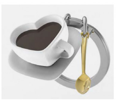 COFFEE LOVER KEYRING