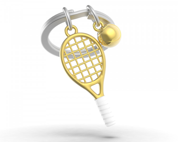 TENNIS RACKET KEYRING