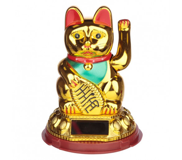 Maneki Neko Gouden Wuivende Gelukskat