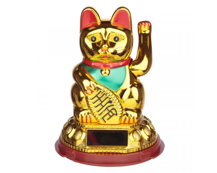 Maneki Neko Gouden Wuivende Gelukskat