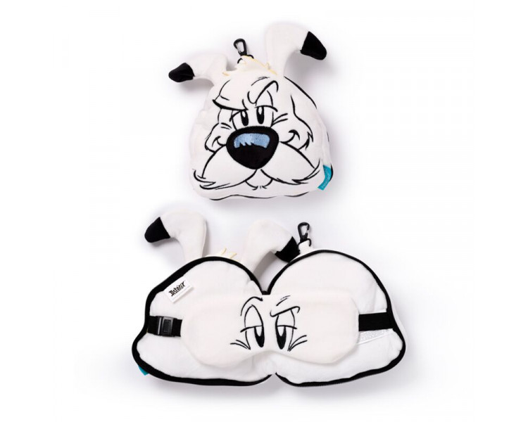 Relaxeazzz Idefix (Dogmatix) Asterix Rond Reiskussen & Slaapmasker