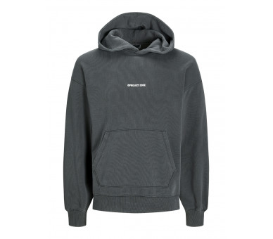 JACK & JONES : Oversize hoodie met print voor en achteraan