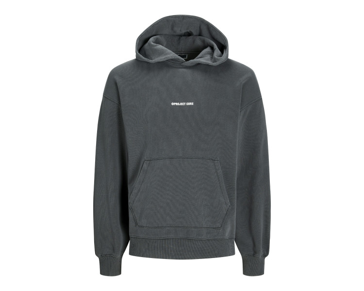 JACK & JONES : Oversize hoodie met print voor en achteraan