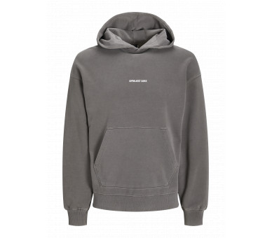 JACK & JONES : Oversize hoodie met print voor en achteraan