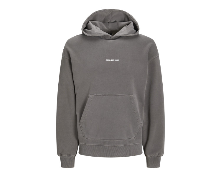 JACK & JONES : Oversize hoodie met print voor en achteraan