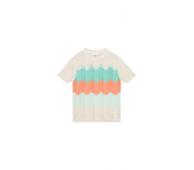 SOMEONE : Gebreide pull met korte mouwen