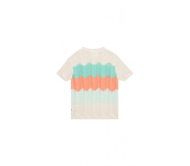 SOMEONE : Gebreide pull met korte mouwen