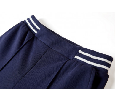 SOMEONE : Broek met nylon gebreide ribbel