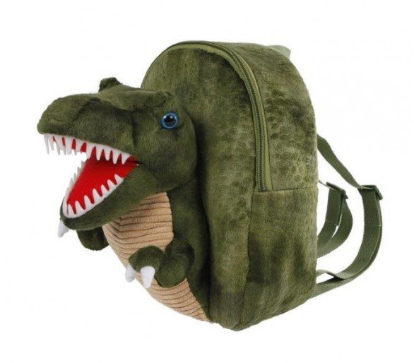 Rugzak met 3D dinosaurus 26cm