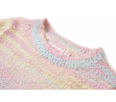 SOMEONE : Gebreide oversized pull met veelkleurige