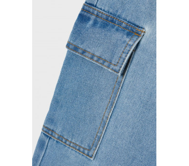 NAME IT : Cargo jeans met wijde pijpen