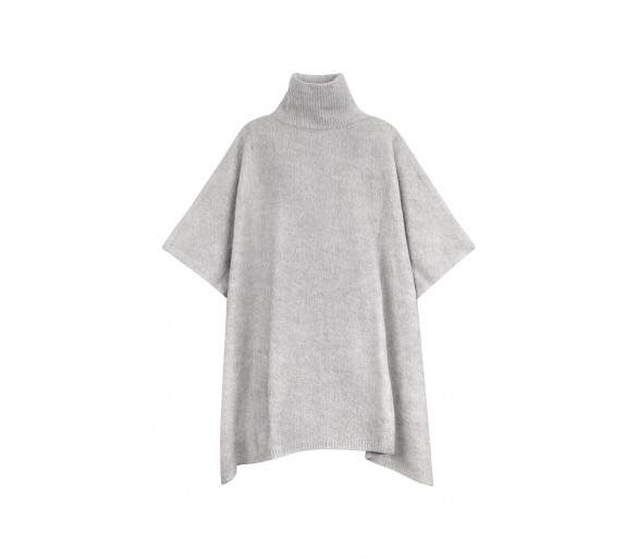 Basic poncho - gray