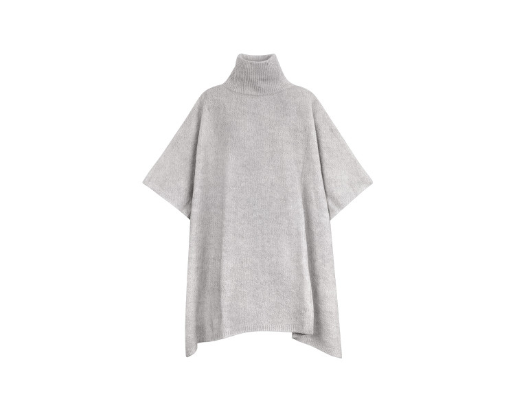 Basic poncho - gray