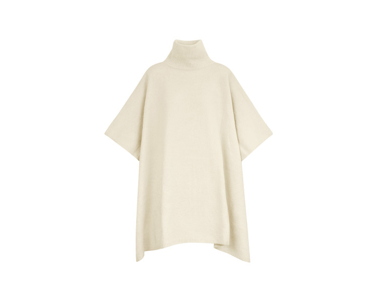 Basic poncho - beige