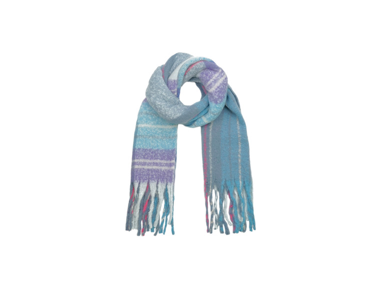 Wintersjaal chill charm - blauw