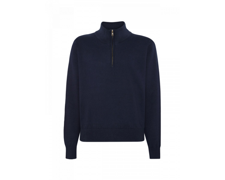 GRUNT : Pull met korte rits bovenaan GRUNT : Pull met korte rits bovenaan