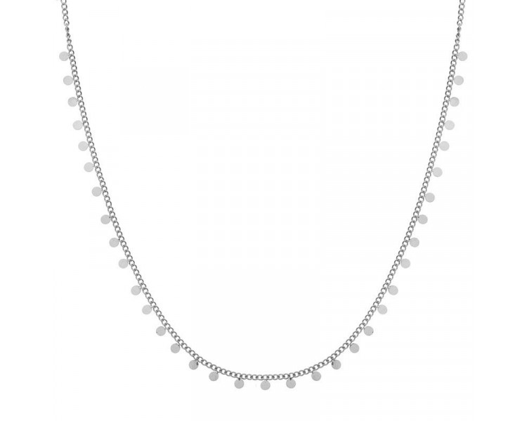 NECKLACE TINY COINS - ADULT - SILVER NECKLACE TINY COINS - ADULT - SILVER