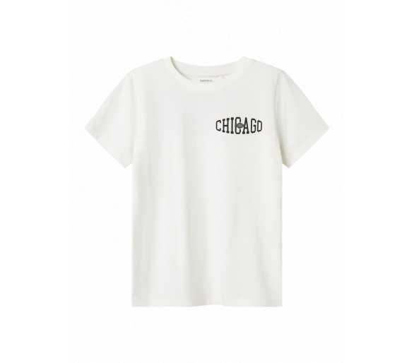 NAME IT : T-shirt avec imprimé au dos