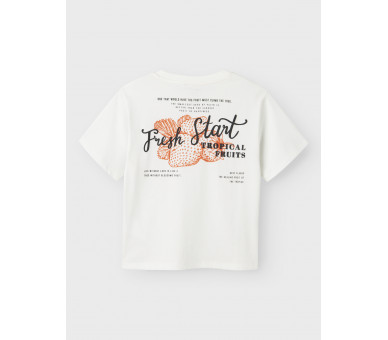 NAME IT : T-shirt met print op de rug