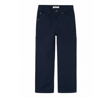 NAME IT : Wijde donker blauwe broek