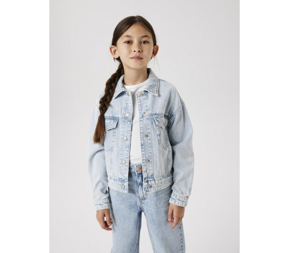 NAME IT : Gilet en jean avec poches