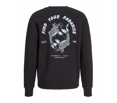 JACK & JONES : Leuke sweater voor en achter print