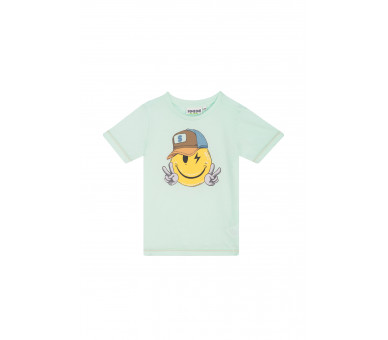 SOMEONE : T-shirt met smileyprint