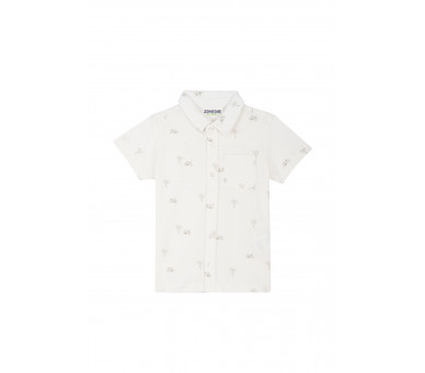 SOMEONE : Shirt met over palmboom-fietsprint