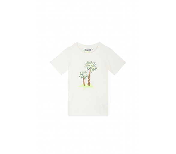 SOMEONE : T-shirt avec des palmiers