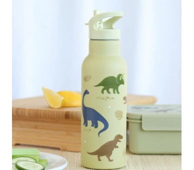 Stainless Steel Drinking Bottle XL Dinosaurs 500ml