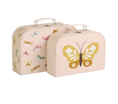 Suitcase Set Butterflies 2 stuks