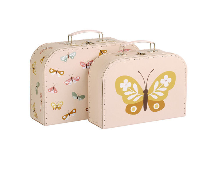 Suitcase Set Butterflies 2 stuks