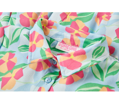 SOMEONE : Overhemdjurk met all-over bloemenprint