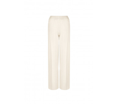 Comfy knitted broek - Beige