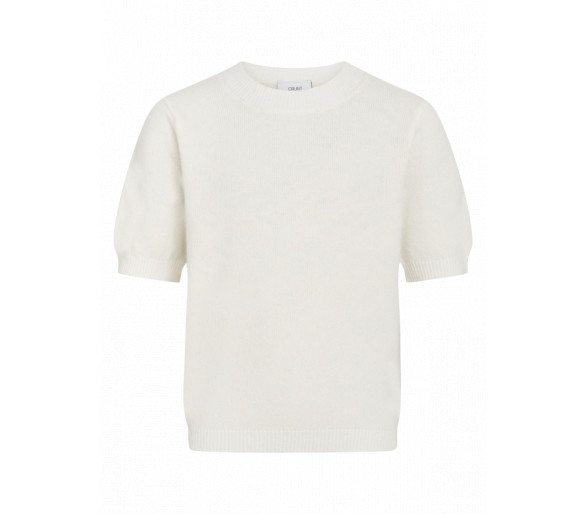 GRUNT : Pull en maille fine à manches courtes