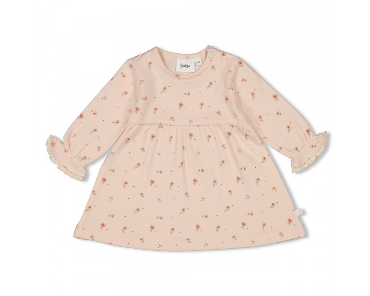 FEETJE : Dress AOP l/s - Sweet Poppy lPink