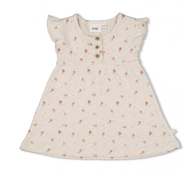 FEETJE : Dress AOP - Sweet Poppy OffwhiteMelange