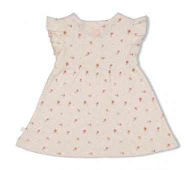 FEETJE : Dress AOP - Sweet Poppy OffwhiteMelange