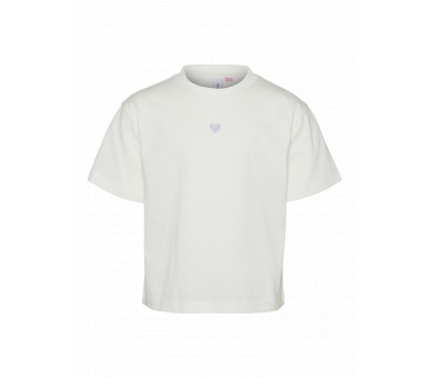VERO MODA GIRLS : T-shirt in Clear White