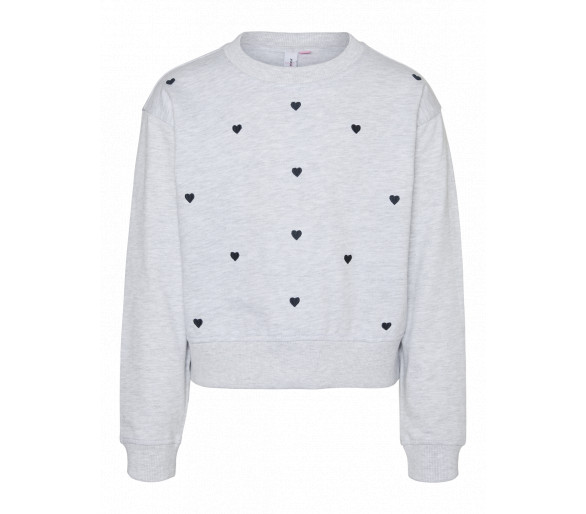 VERO MODA GIRLS : Toffe sweater met kleine hartjes