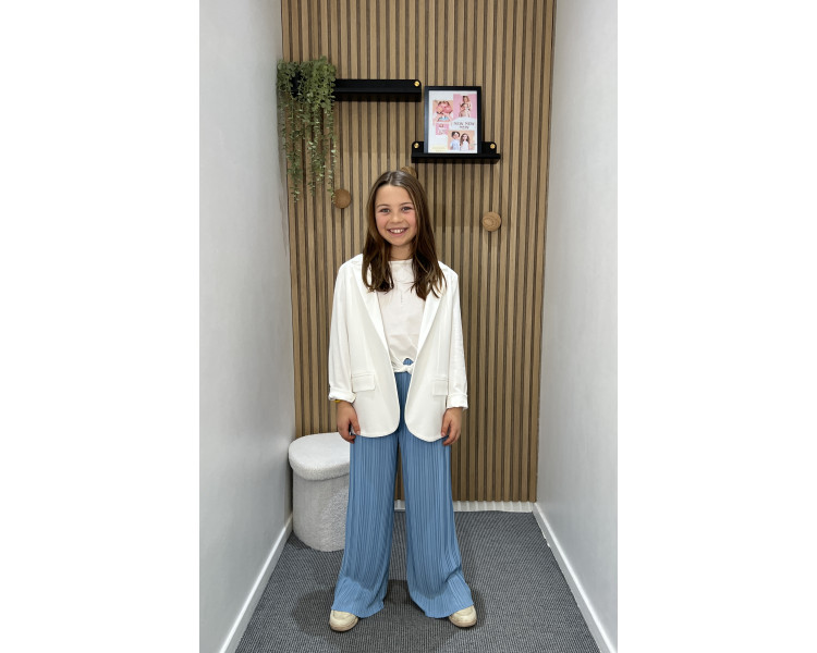 DIXIE : Broek met plooikes