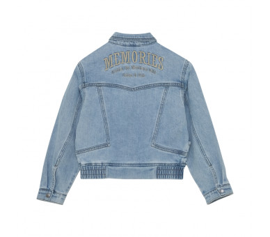 INDIAN BLUE : Denim Jacket Embroidery